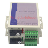 RS485/422/232 data over fiber optic Extenders Converter Adapters A set